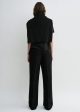 Double-pleat fluid trousers black Sale