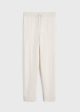 Cotton cashmere sweatpants macadamia Fashion