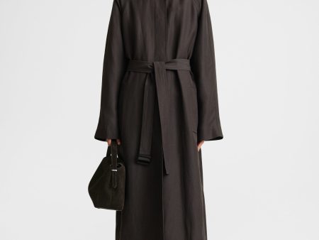 Minimalist summer coat anthracite Online