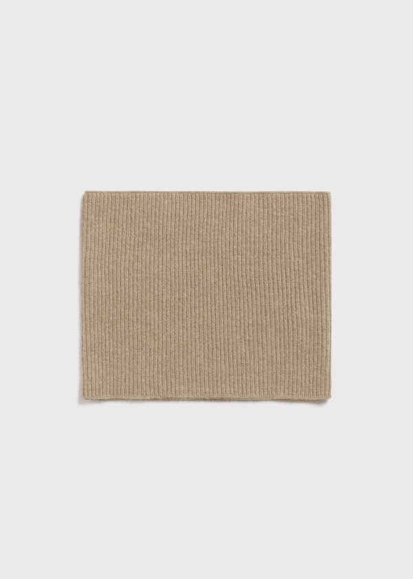 Cashmere neck warmer biscuit Cheap