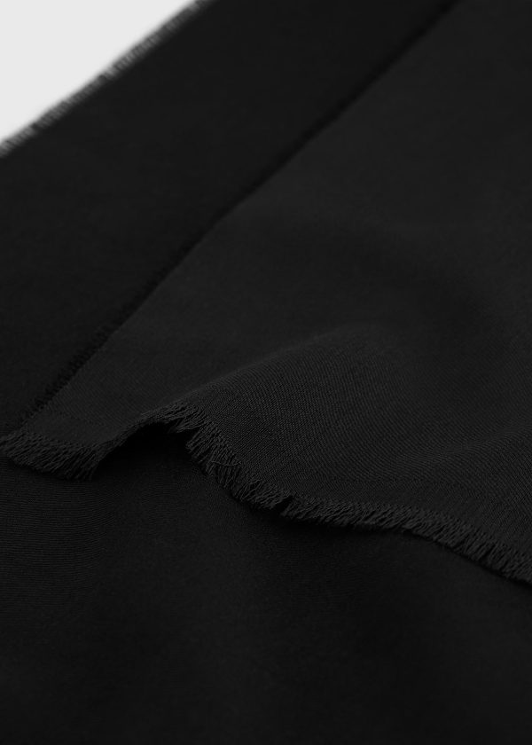 Light wool scarf black on Sale