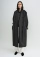 Crisp summer trench washed black Fashion