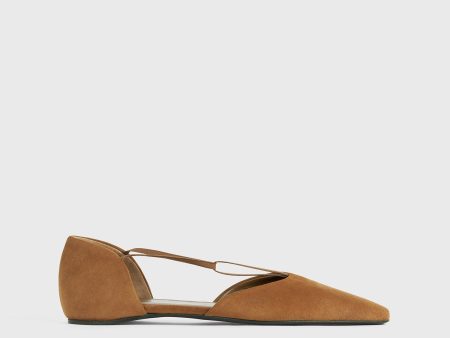 The T-Strap Flat tan Cheap