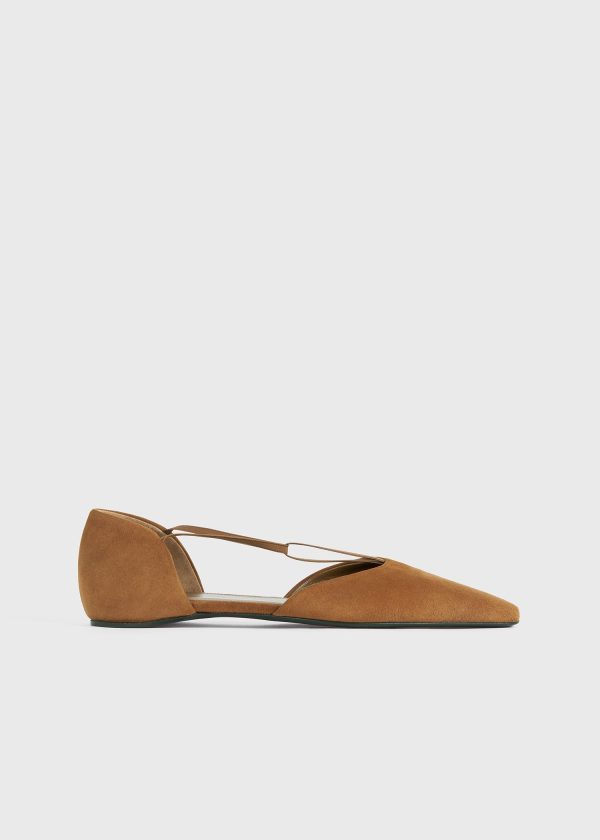 The T-Strap Flat tan Cheap