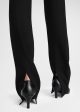 Slim suit trousers black Supply