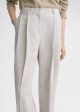 Double-pleated tailored trousers oat melange Online