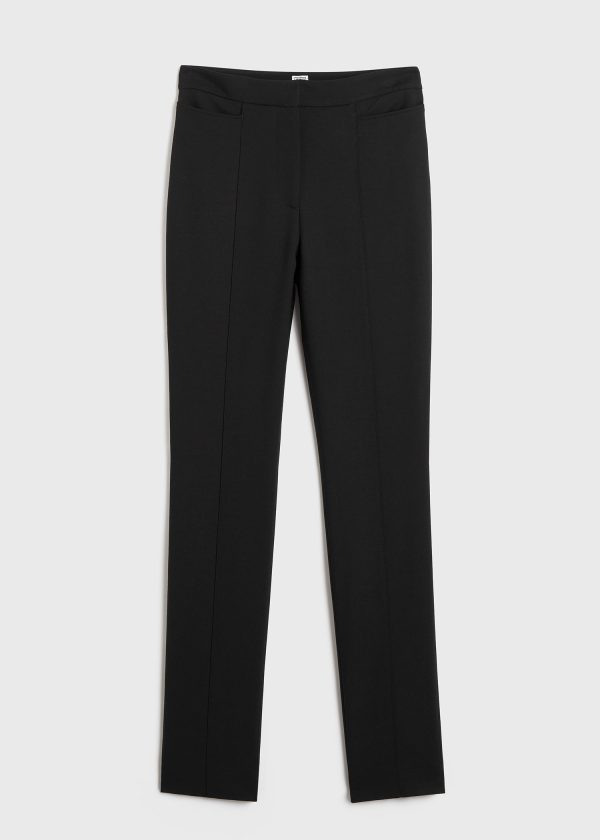 Slim suit trousers black Supply