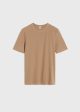 Classic rib tee caramel For Discount