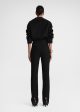 Slim suit trousers black Supply