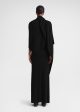 Cashmere shawl dress black Online now