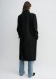 Classic tailored coat black Cheap