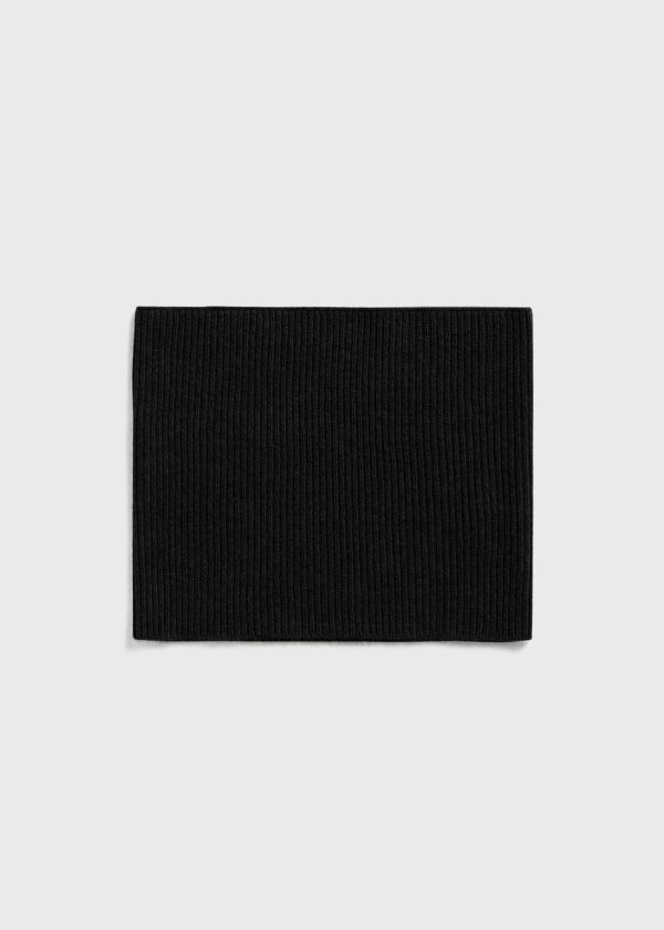 Cashmere neck warmer black Online