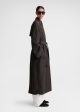 Minimalist summer coat anthracite Online