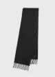 Monogram leather patch scarf black Sale