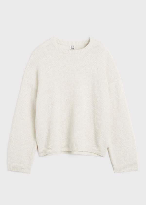 Chenille knit cream For Cheap