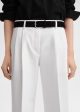 Relaxed chino trousers white Hot on Sale