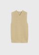 Sleeveless terry knit sand Cheap