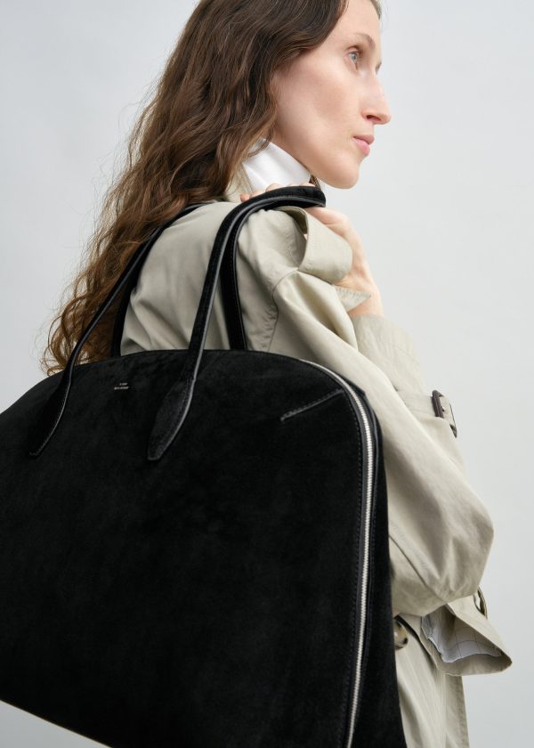 Suede day tote black Online