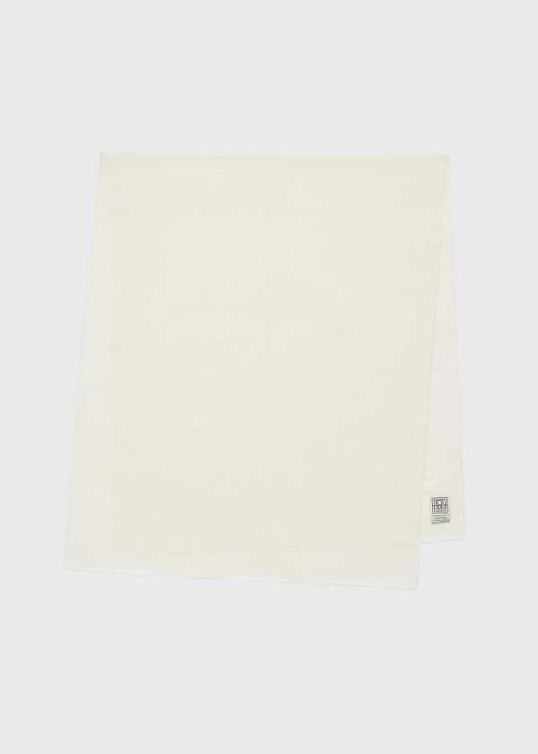 Light wool scarf white Online Hot Sale