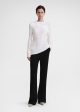 Slim chenille knit white Discount