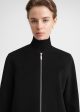 Zipped doublé coat black Cheap