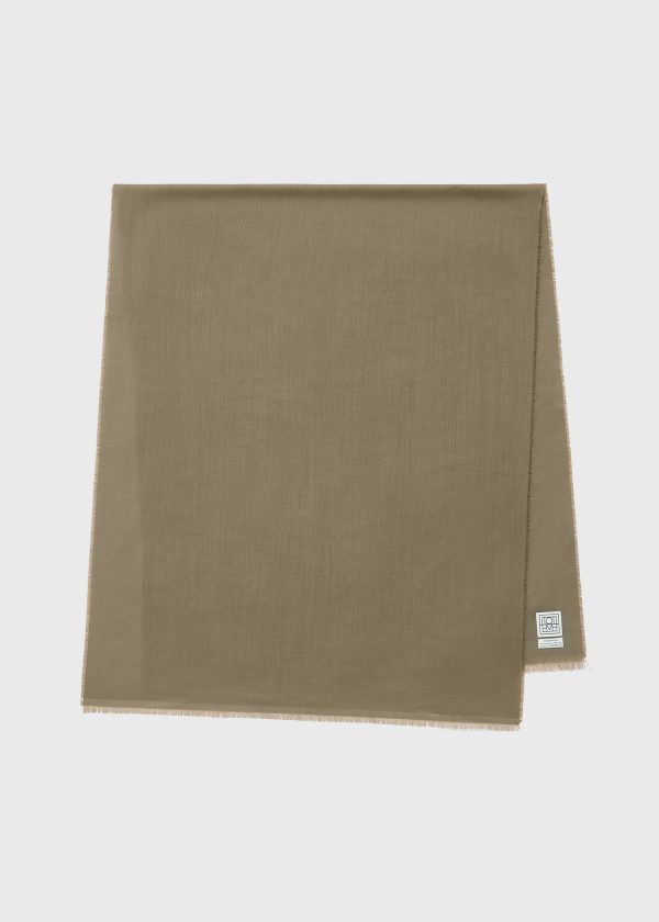 Light wool scarf hazel Online Hot Sale