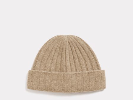 Cashmere beanie camel melange Discount