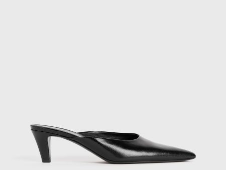 The Patent Leather Mule black Online Sale