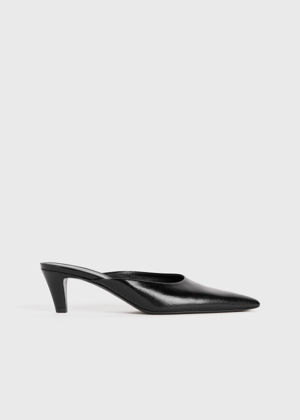 The Patent Leather Mule black Online Sale