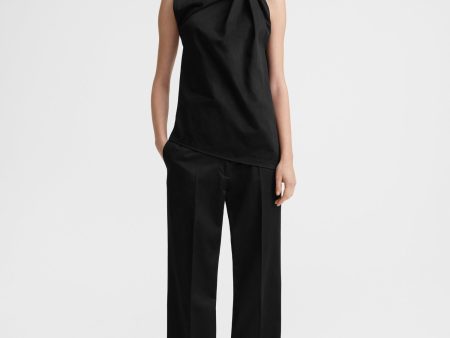 Shoulder-twist top black Sale