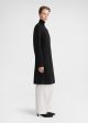 Zipped doublé coat black Cheap