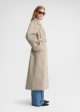 Cotton biker trench fawn Discount