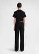 Relaxed straight trousers black Online