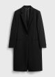 Classic tailored coat black Cheap