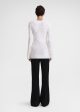 Slim chenille knit white Discount