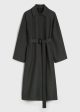 Minimalist summer coat anthracite Online