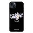 Serene Flowers & Me iPhone 14 Plus Glass Case Online Hot Sale