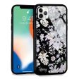 Serene Flowers Pattern iPhone 11 Pro Max Glass Case Online now