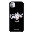 Serene Flowers & Me iPhone 11 Glass Case Online now