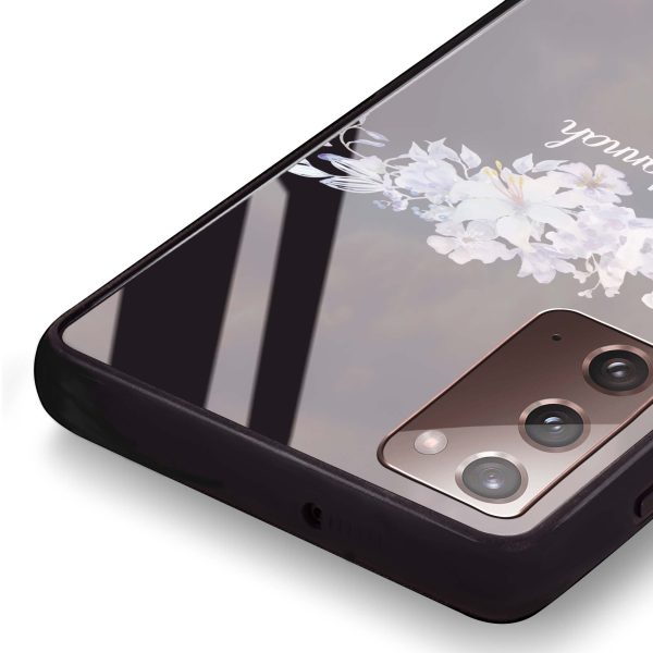 Serene Flowers & Me Samsung Note 20 Glass Case Discount