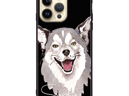 Border Collie iPhone 14 Pro Max Glass Case Online now