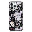 Serene Flowers Pattern Glass Case Cheap