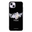 Serene Flowers & Me iPhone 14 Plus Glass Case Online Hot Sale