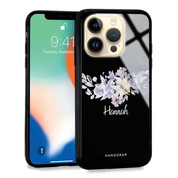 Serene Flowers & Me iPhone 14 Pro Glass Case Discount