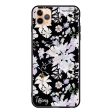 Serene Flowers Pattern iPhone 11 Pro Glass Case on Sale