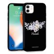 Serene Flowers & Me iPhone 12 mini Glass Case Online Hot Sale