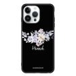 Serene Flowers & Me iPhone 14 Pro Max Glass Case Online Hot Sale