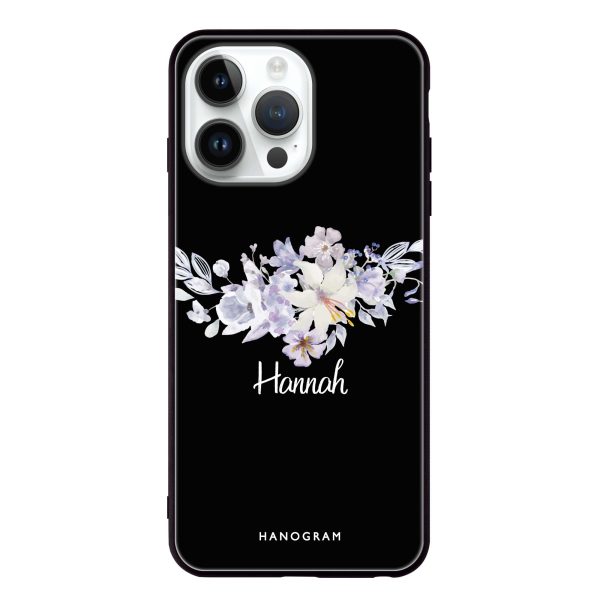 Serene Flowers & Me iPhone 14 Pro Max Glass Case Online Hot Sale