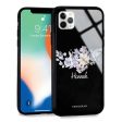 Serene Flowers & Me iPhone 11 Pro Max Glass Case Discount