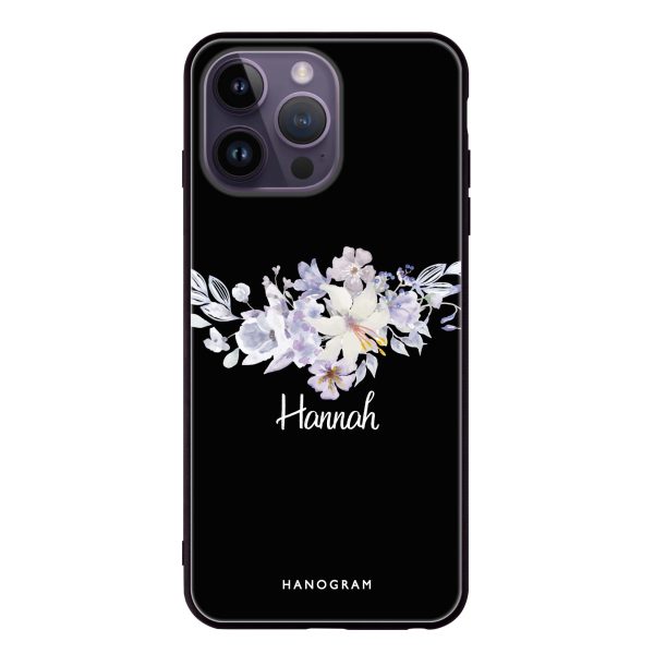 Serene Flowers & Me iPhone 14 Pro Max Glass Case Online Hot Sale